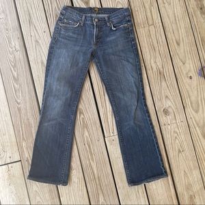 7 All Mankind vintage bootcut jeans short 27 28